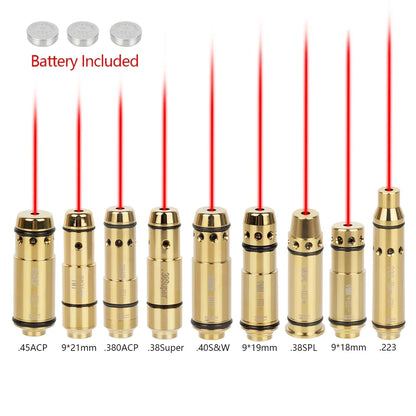 Laser Alivia percutor Dry Fire Training Tactical Laser G-Sight, 9mm, 045ACP, 38 super.