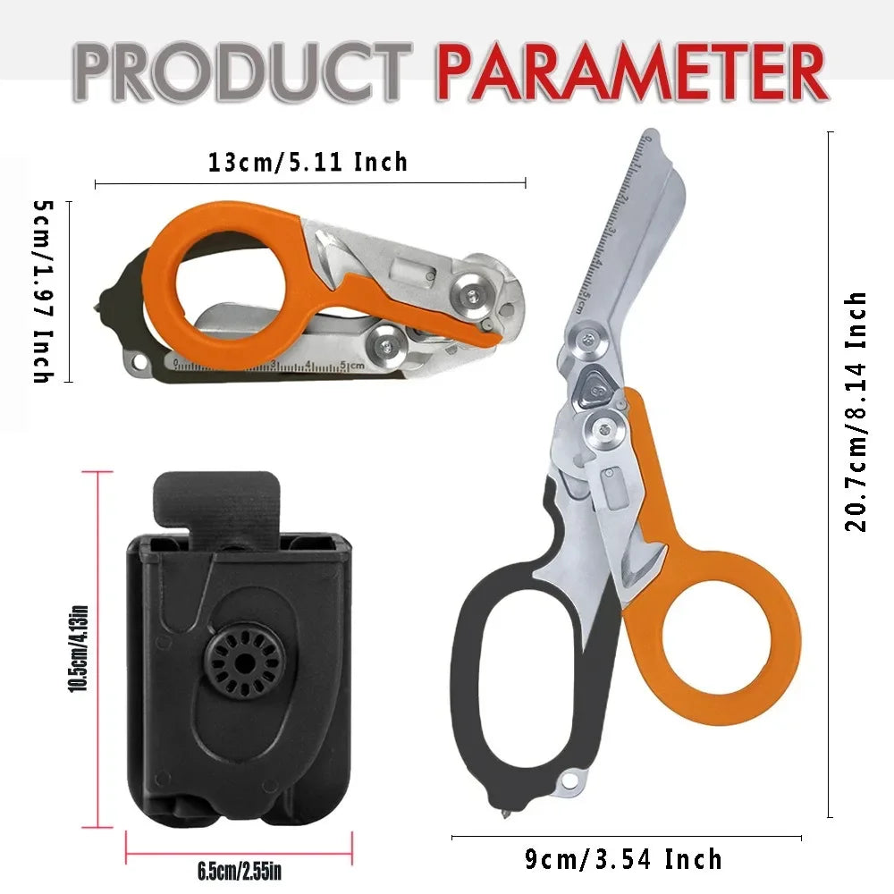 Tijeras de Trauma Plegables con Funda