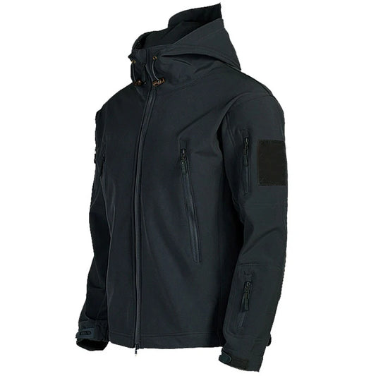 Chaqueta Táctica, Impermeable, Cortavientos, Bolsillos Sobredimensionados.