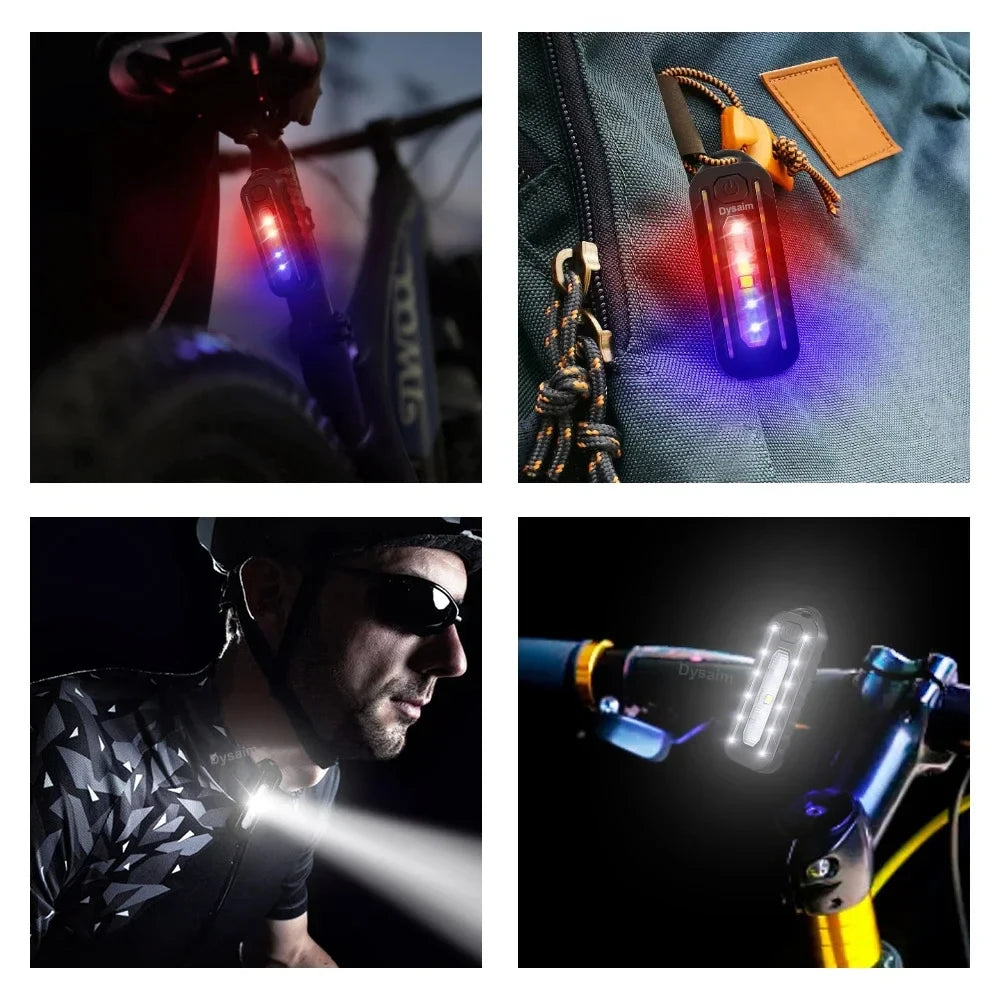Linterna LED de pecho con regulador de Intensidad y Luces Policiales