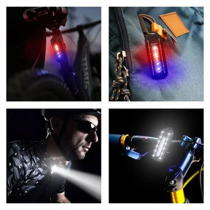 Linterna LED de pecho con regulador de Intensidad y Luces Policiales