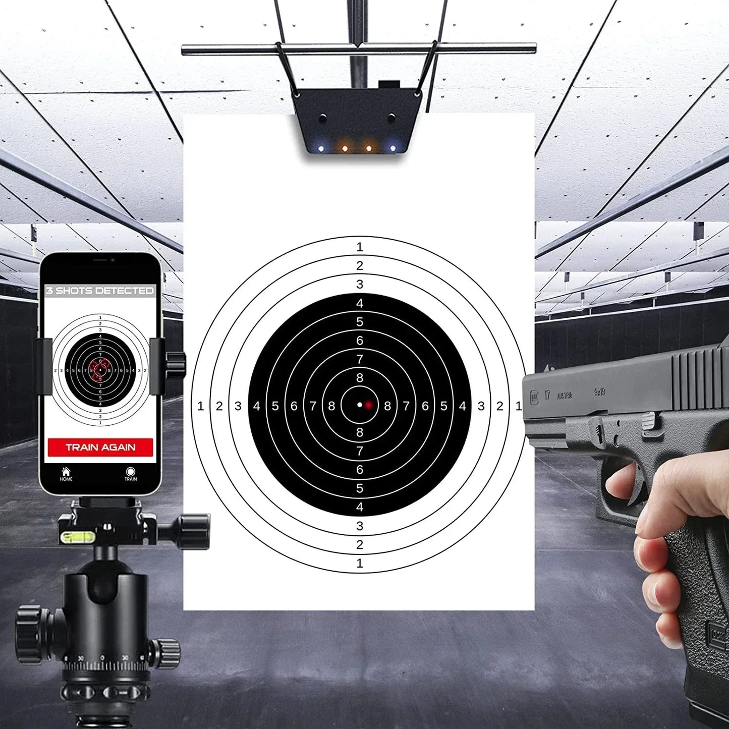 Laser Alivia percutor Dry Fire Training Tactical Laser G-Sight, 9mm, 045ACP, 38 super.