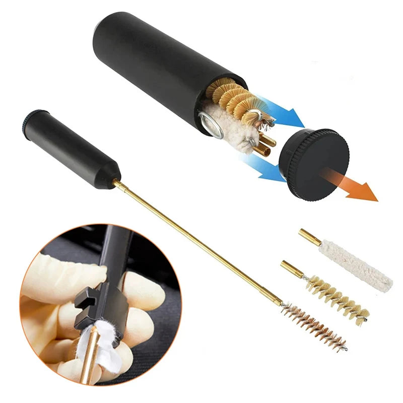 Kit Compacto de Limpieza para Pistola 9mm