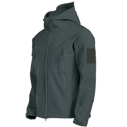Chaqueta Táctica, Impermeable, Cortavientos, Bolsillos Sobredimensionados.