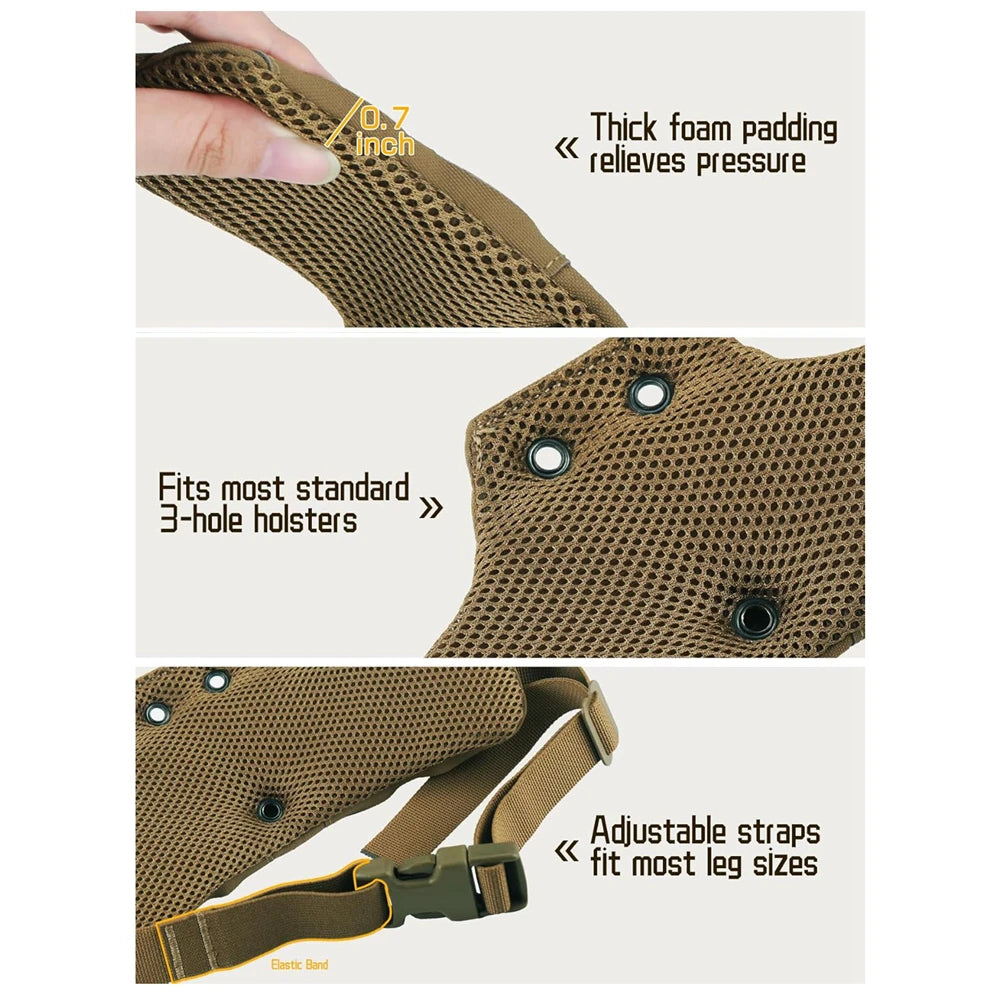 Leg Strap con Plataforma Acolchada Articulada.